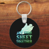 Krijg uw blad samen sleutelhanger (Achterkant)