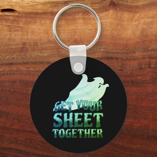 Krijg uw blad samen sleutelhanger (Achterkant)