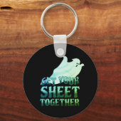 Krijg uw blad samen sleutelhanger (Voorkant)