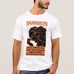 Krijg Uw Bloedtest 1938 WPA T-shirt