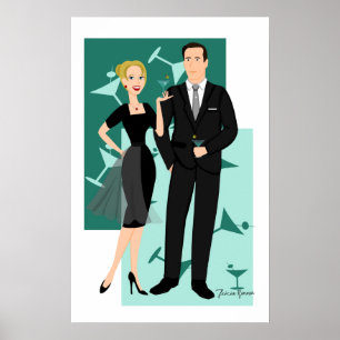 Krijg Uw Martinis Klaar! Poster