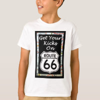 Krijg uw pictogrammen op route 66 met kaart