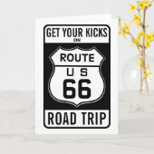 Krijg Uw Schoppen op Route 66 Kaart (Gele Bloem)
