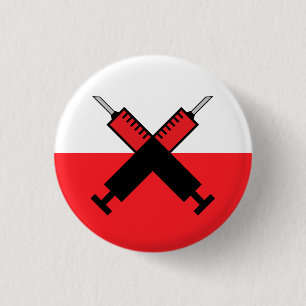 KRIJG VACCINATED BUTTON