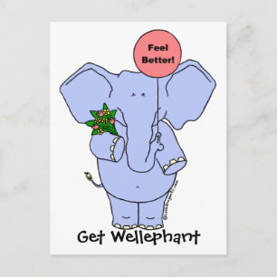 Krijg Wellephant Briefkaart
