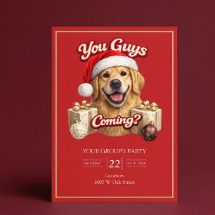 Krijgen jullie cadeaus? Grappige kerstfeest uitnod Kaart