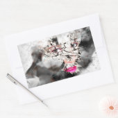 KRIJGEN VIA CREATIVE ART RECHTHOEKIGE STICKER (Envelop)