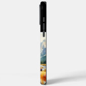 Krijger met bizon.  Case-Mate iPhone case (Achterkant / Links)