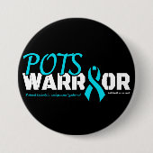 KRIJGER...POTTEN RONDE BUTTON 7,6 CM (Voorkant)