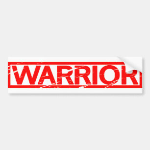 Krijger Stempel Bumpersticker