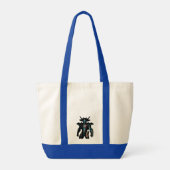Krijger tote bag (Achterkant)