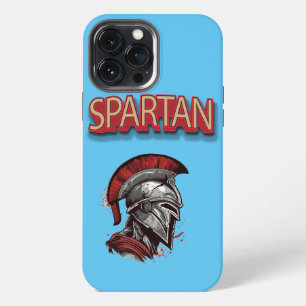 Krijgers trots - Spartaanse helm met rode pluim iPhone 13 Pro Max Hoesje