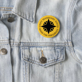 Krijgers van het Gouden Licht Verenigen Ronde Button 5,7 Cm