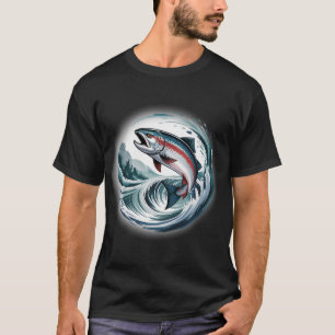 Krijgerzalm – Koning van de stromingen T-shirt