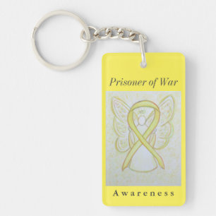 krijgsgevangene (POW) Awareness Ribbon Sleutelhang Sleutelhanger