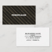 Krijgsmacht Recruiter Camo Pistool Zwart Hue Visitekaartje (Voorkant / Achterkant)