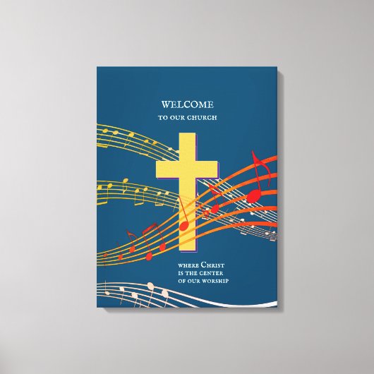 KRIJGT DE Christelijke ERVARING VAN HET CENTER Canvas Afdruk (Voorkant)