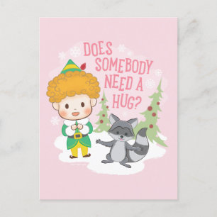 Krijgt iemand een knuffel van Kabouter Buddy? Feestdagenkaart
