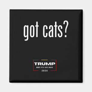 Krijgt katten die de hondenkatten opeten - Trump m Magneet