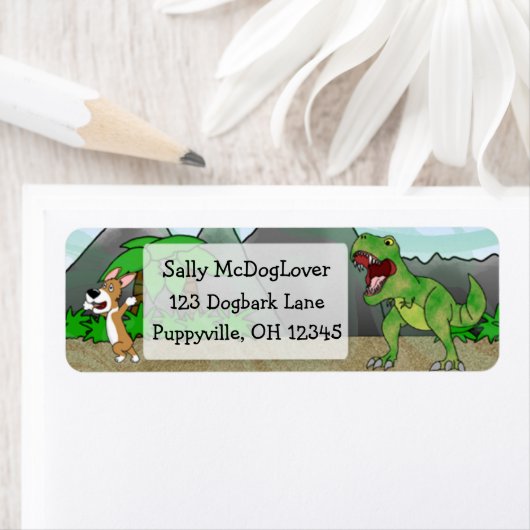 Krijt Corgi Etiket (Insitu)