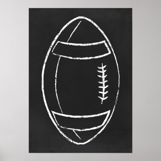 krijt football poster (Voorkant)
