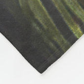 Krijt getrokken pinecone en dennennaalden fleece deken (Hoek)