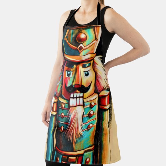 Krijt illustratie Kerst Notenkraker II Schort (Insitu)