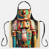 Krijt illustratie Kerst Notenkraker II Schort (Voorkant)