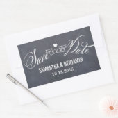 Krijt Lijst Bewaar de datum Sticker (Envelop)