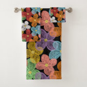 Krijt madeliefjes bad handdoek (Insitu)