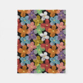 Krijt madeliefjes fleece deken (Voorkant)