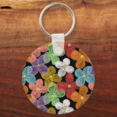 Krijt madeliefjes sleutelhanger (Achterkant)