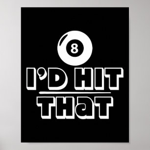 Krijt Rack Cue Bar Stick Spelers Tafel Biljart P Poster