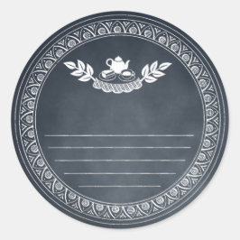 Krijt Retro  recept en bakcadeau Sticker