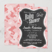  Krijtbord Baby Roze Camo; Camouflage Kaart (Voorkant / Achterkant)