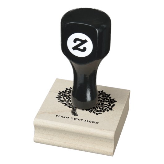 Krijtbord Boom Silhouet Rubberstempel (Stempel)