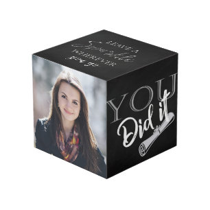 Krijtbord Custom Afstuderen Photo Cube Kubus