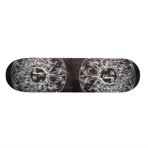 krijtbord Griekse mythologie Gorgon medusa Skateboard