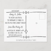 Krijtbord Groeien Door Twee Voeten Adoptie Nieuwe Aankondigingskaart (Achterkant)