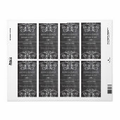 Krijtbord Huwelijks Wijnlabel Etiket (Full Sheet)
