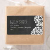 krijtbord Hydrangeas Bloemenbruiloft Etiket (Insitu)