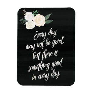 Krijtbord kalligrafie Positieve inspiratie Bloemen Magneet