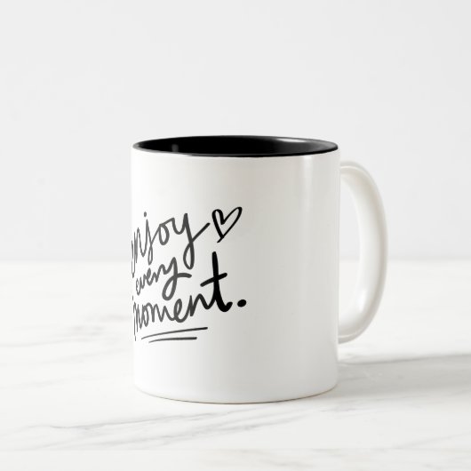 Krijtbord Lettering Koffietijd Minimale Mok (Voorkant rechts)