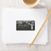 Krijtbord Mason Jar Adresetiketten Etiket (Insitu)