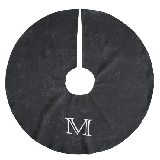  krijtbord Monogram Initialen boomrok Kerstboom Rok (Voorkant)