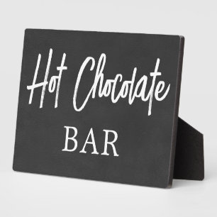 Krijtbord (nep) Hete Chocolade bordje Tafelmodel Fotoplaat
