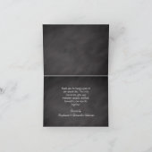 Krijtbord Palmboom Strand Bruiloft Bedankt (Binnen)