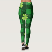 Krijtbord Shamrock St. Patrick's Day Leggings (Achterkant)