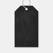 Krijtbord String Lights Bruiloft Cadeaulabel (Achterkant)