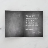 Krijtbord Typografie Trouw Aankondiging (Binnen)